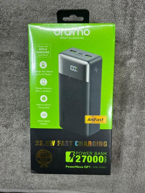 Oraimo Ani Fast Powerbank 27000 mAH