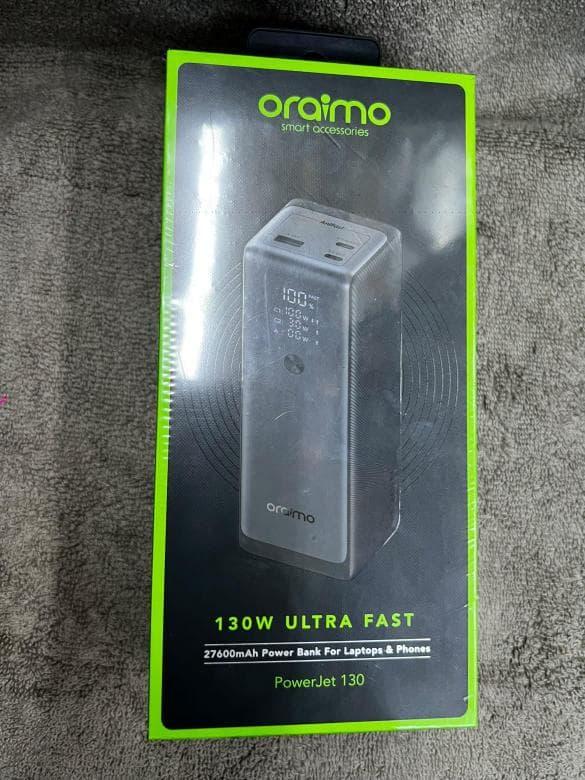 Oraimo 130W ultra fast charge
