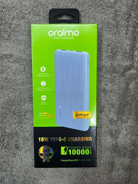 Oraimo Ani Fast 15w powerbank
